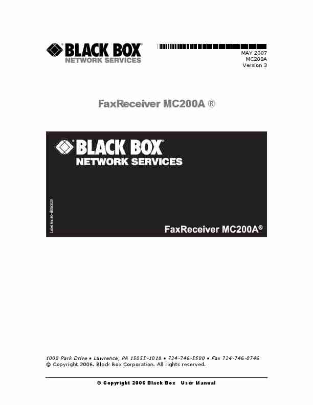 Black Box Fax Machine Black Box Network Services FaxReceiver-page_pdf